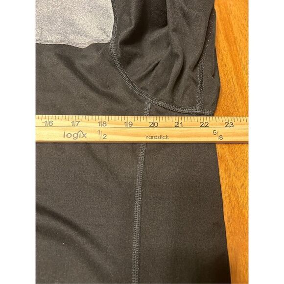 AMERICAN EAGLE quarter zip pullover - men's Size large Black Gray - Picture 6 of 7